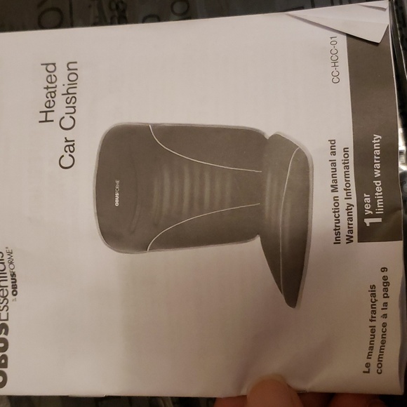 Electric heated car seat cushion - Picture 1 of 3